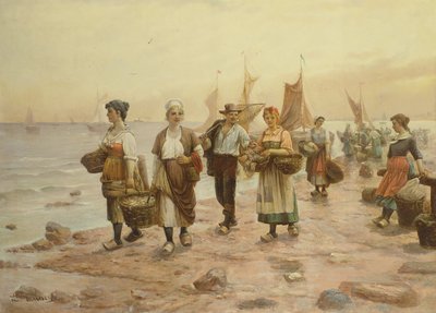 Fisherfolk Returning by L. Gartner